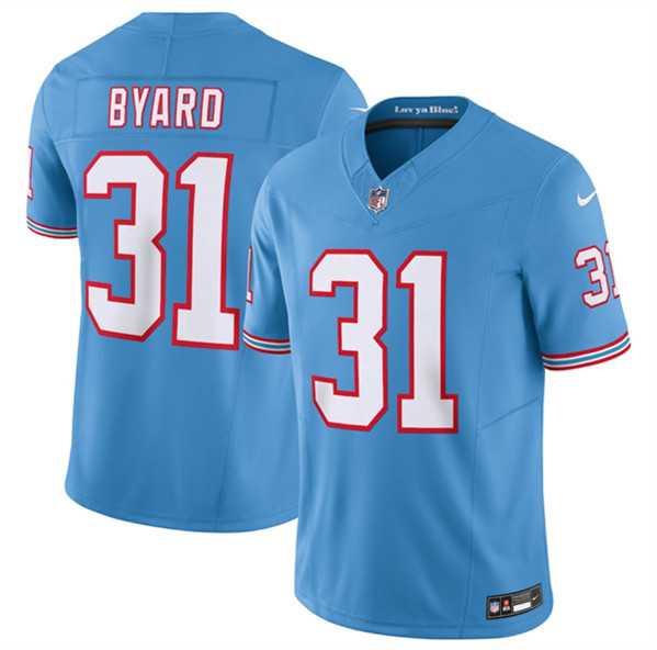 Men's Tennessee Titans #31 Kevin Byard Light Blue 2023 F.U.S.E. Vapor Limited Throwback Stitched Football Jersey,We sell and wholesale Men's Tennessee Titans #31 Kevin Byard Light Blue 2023 F.U.S.E. Vapor Limited Throwback Stitched Football Jersey on line form chian!